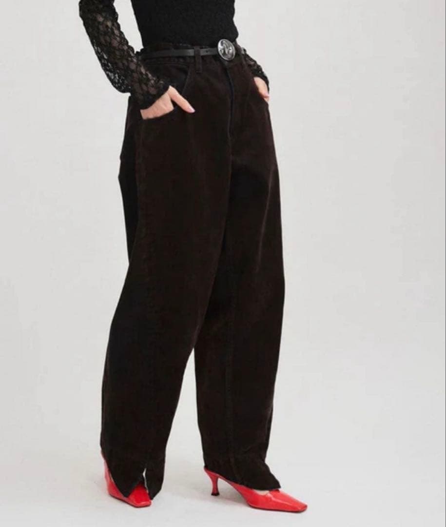 【美品】ADAM ET ROPE' /ルーズフィットアジャストデニム 36