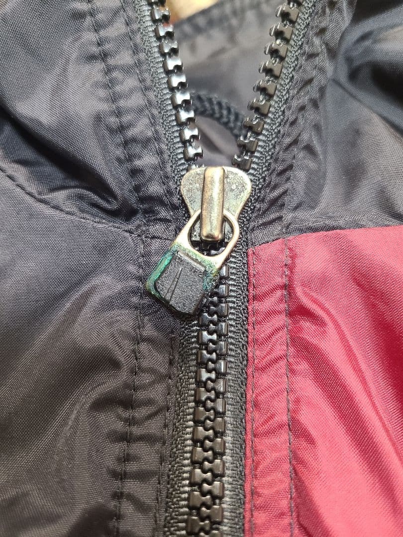 げ*き様 90s Nike ナイロンジャケット M エンジ/黒