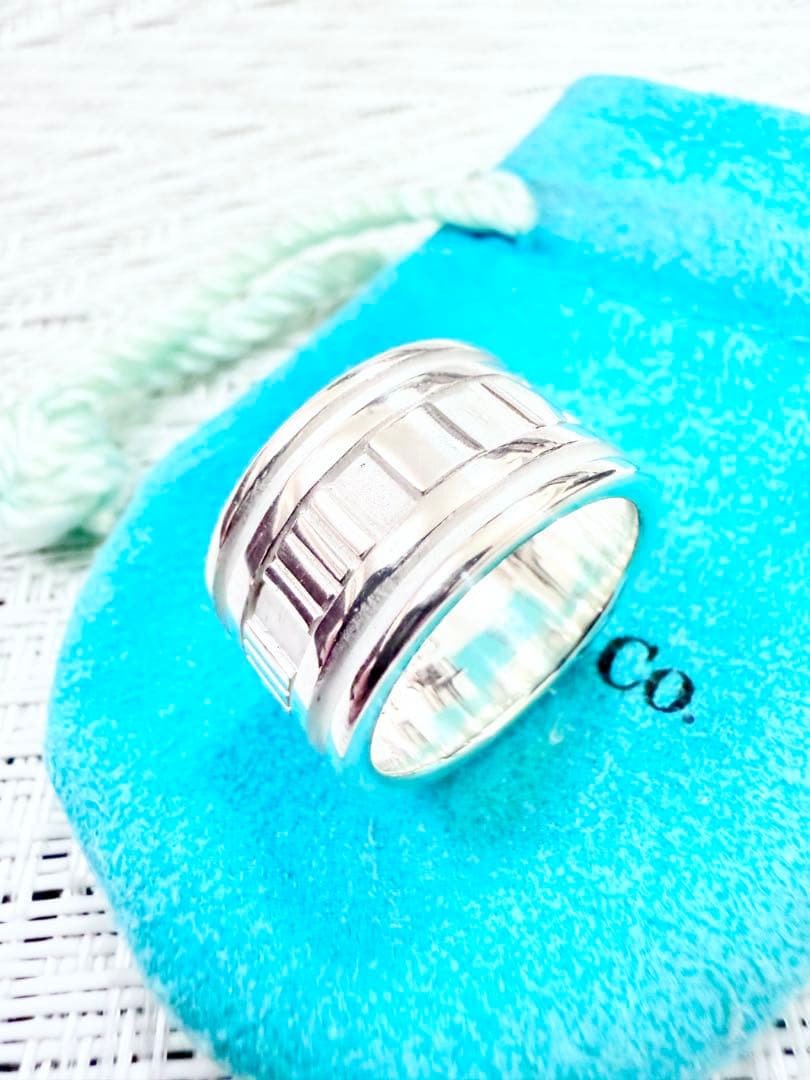 ティファニー　アトラス　ワイド　指輪　リング　11号　研磨仕上げ済み　925