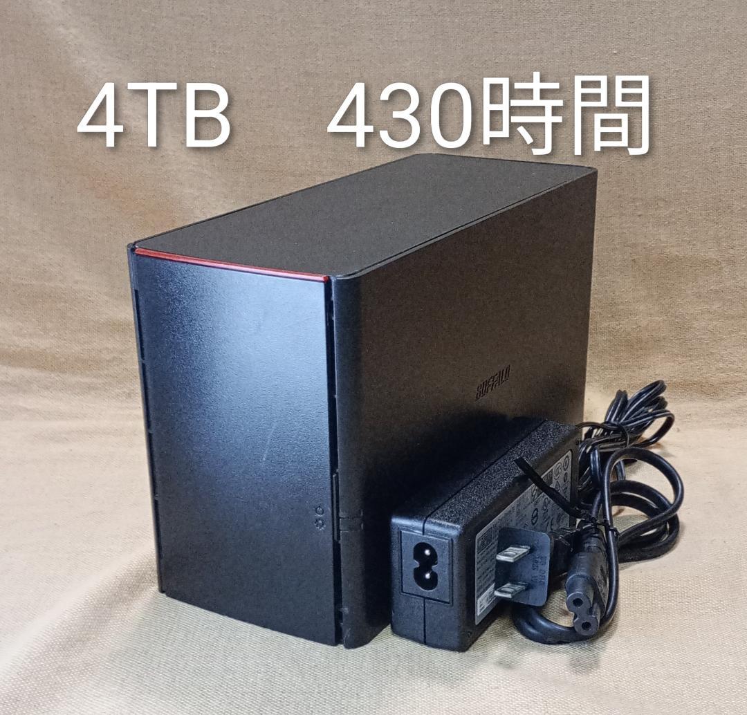 ★【HDD使用僅か】BUFFALO 4TB NAS LS220DN0402B相当
