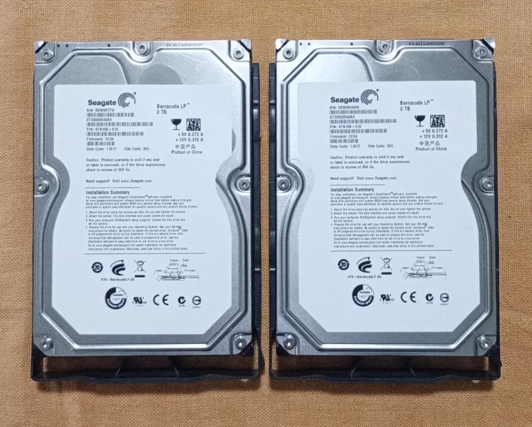 ★【HDD使用僅か】BUFFALO 4TB NAS LS220DN0402B相当