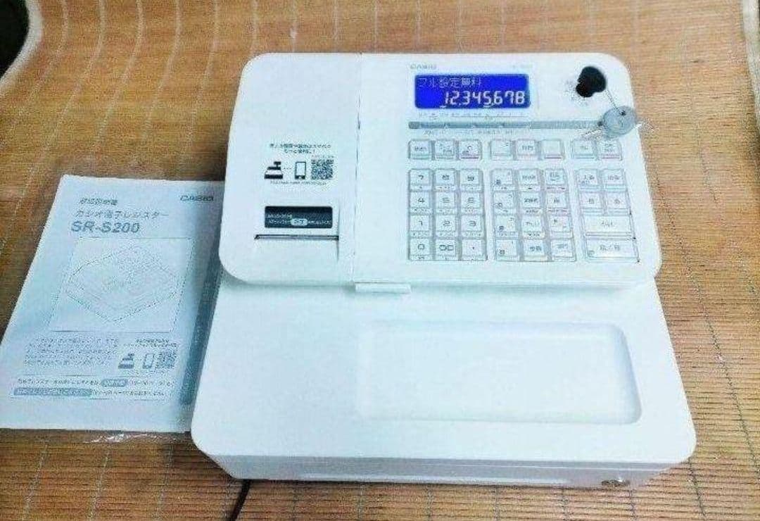カシオレジスター　SR-S200　最新機種　スマホで設定売上管理　306606