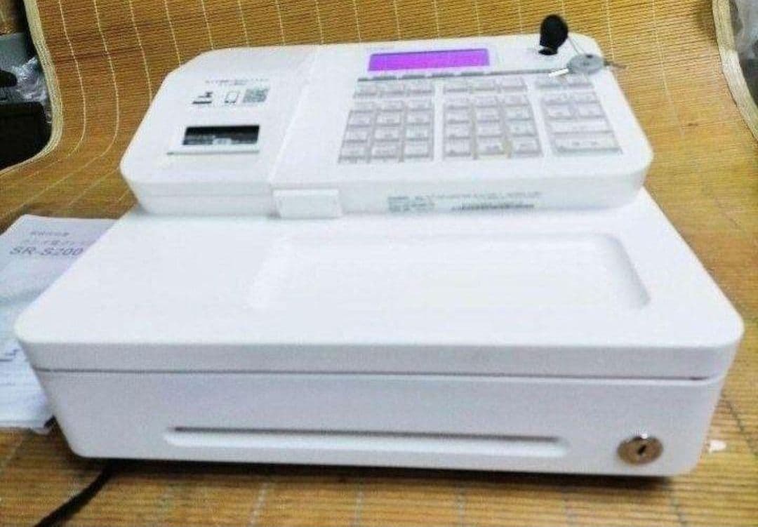 カシオレジスター　SR-S200　最新機種　スマホで設定売上管理　306606