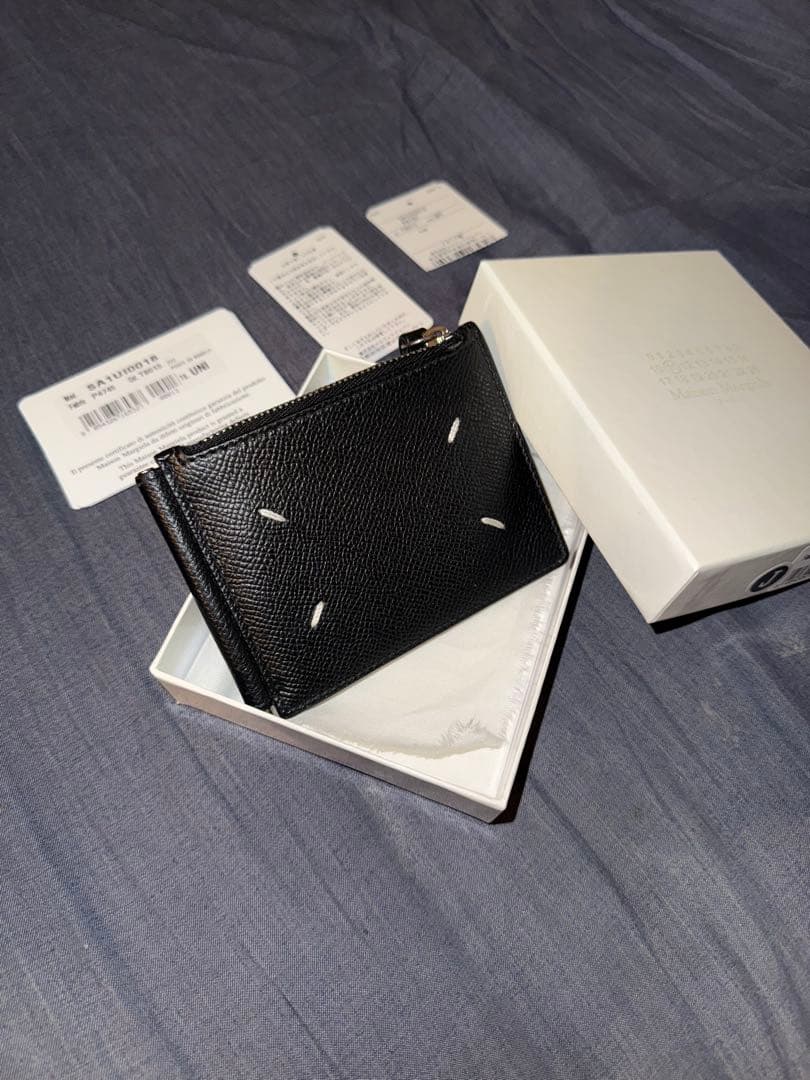 Maison Margiela メゾンマルジェラ　グレインレザーマネークリップ