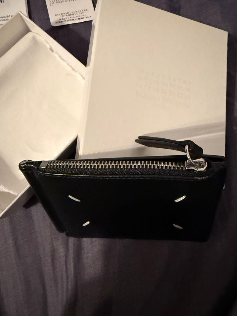 Maison Margiela メゾンマルジェラ　グレインレザーマネークリップ