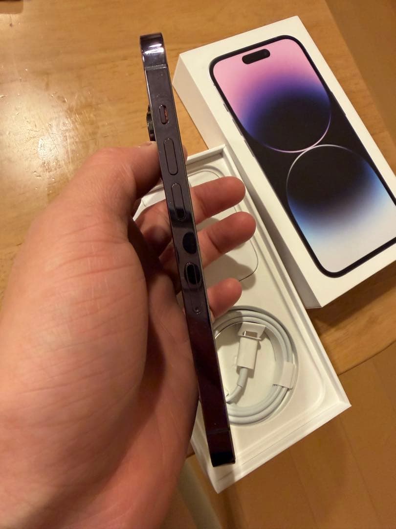 最終値下げ‼️Apple iPhone 14 Pro ディープパープル 本体