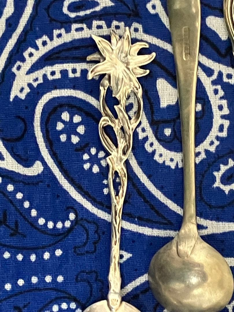 わ*ん様 銀製アンティークカトラリーコレクション185g