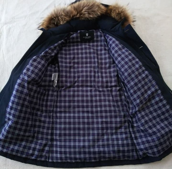 1月30日まで 極美品 M ブラックレーベルクレストブリッジ ダウンコート