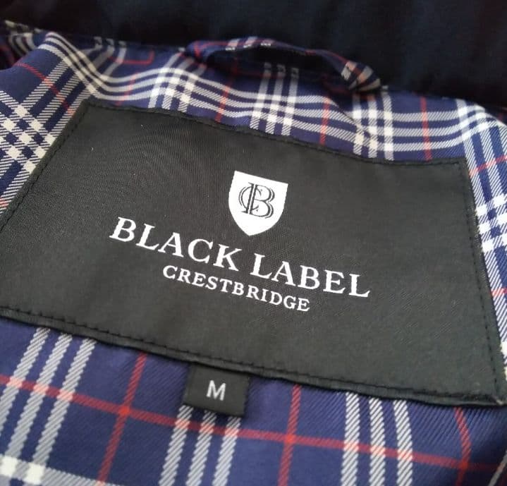 1月30日まで 極美品 M ブラックレーベルクレストブリッジ ダウンコート