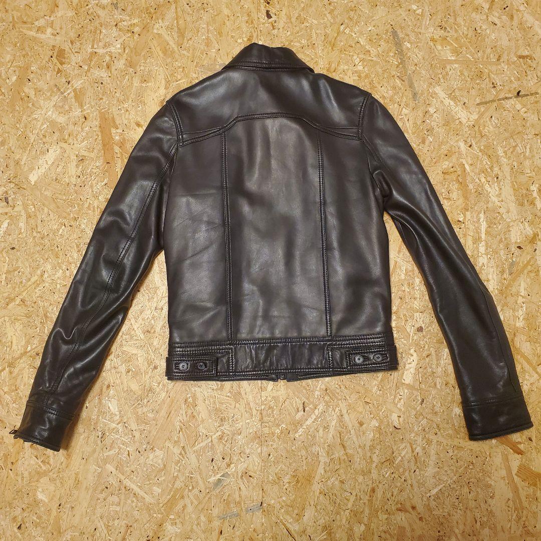 【STUD HOMME/DIOR HOMME】レザージャケット 4つポケ