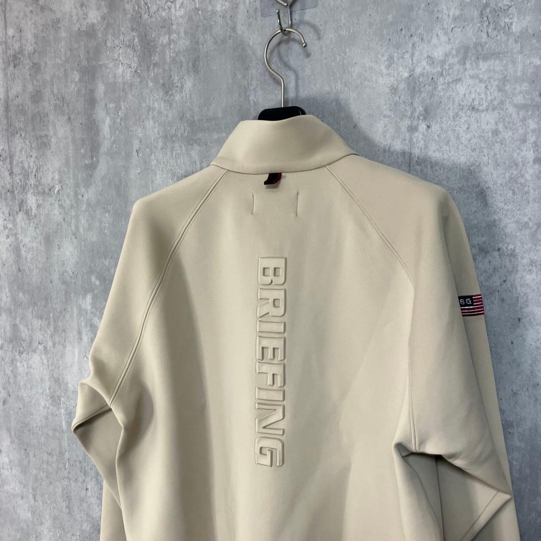 BRIEFING GOLF 3Dロゴ ハーフジップ M