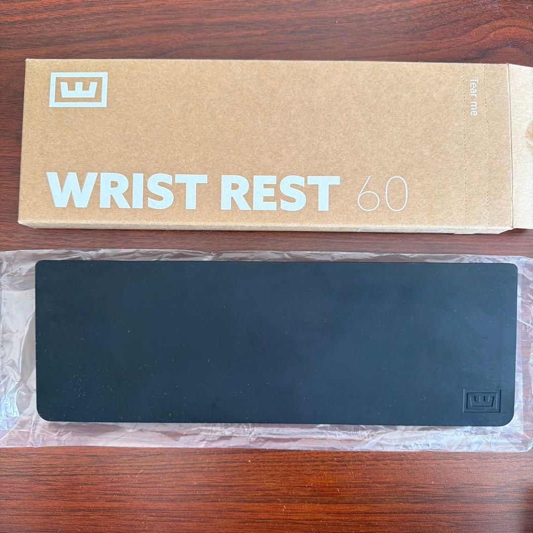 Wooting 60HE US ANSI配列 純正リストレスト付き