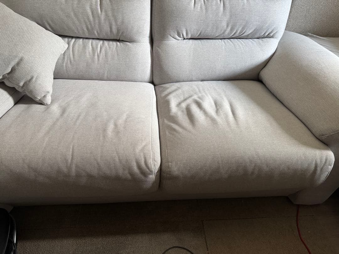 ニトリ ソファ Nシールド かため ライトグレー