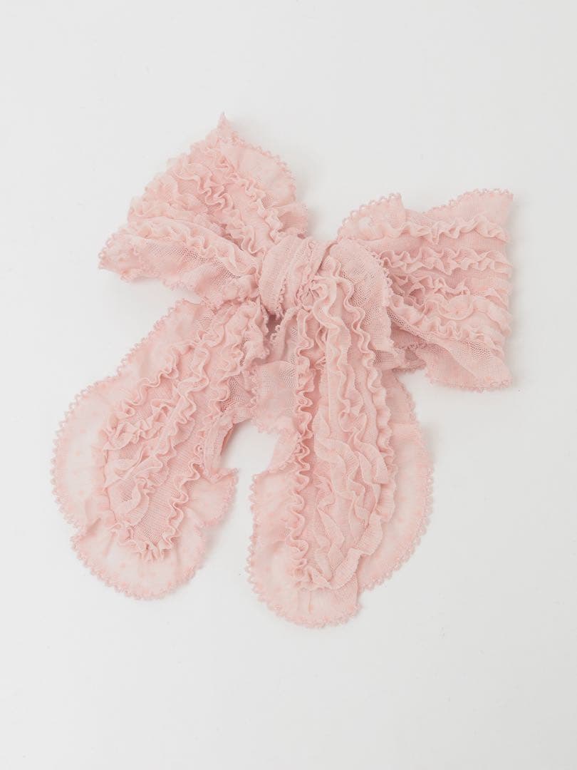 ♡ピンクハウス♡ チュールリボン　ヘアクリップ　ブローチ　ピンク