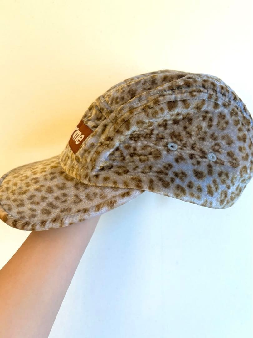 Supreme レオパード ベルベット キャップ