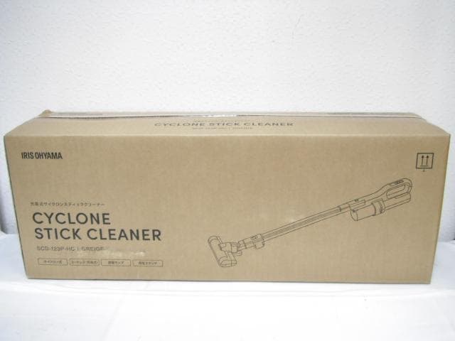 アイリスオーヤマ 充電式 サイクロンスティッククリーナー SCD-123P-HC