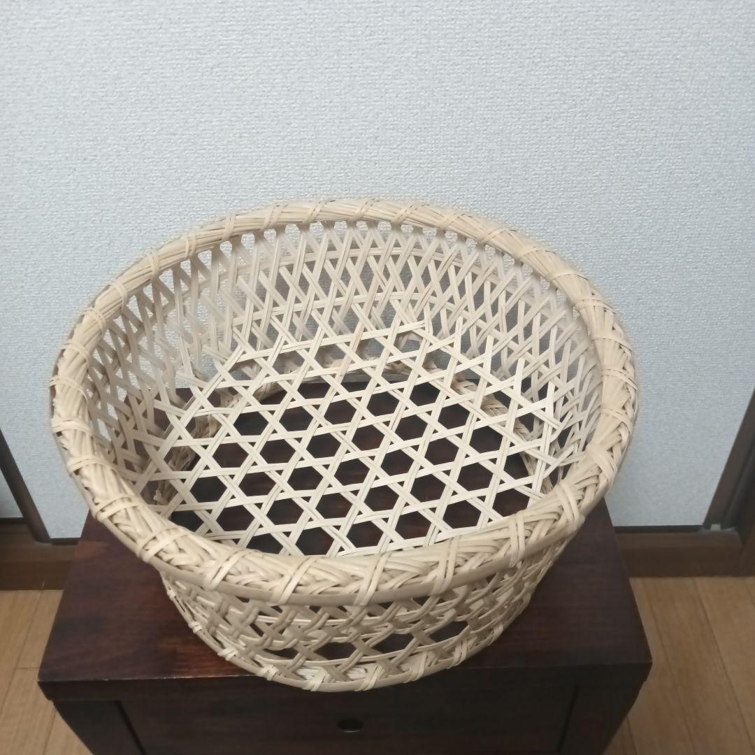 鳥越竹細工　すず竹　水切りかご　光原社