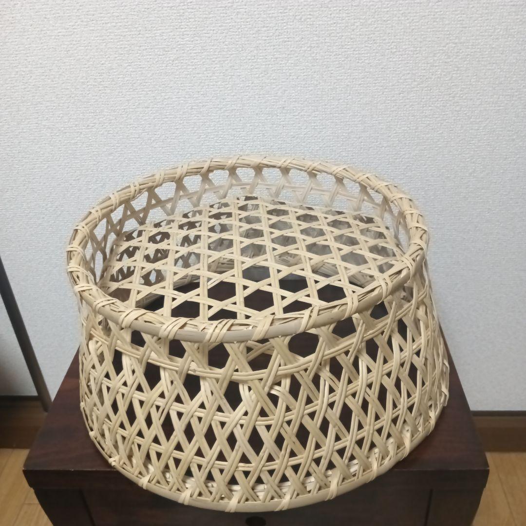 鳥越竹細工　すず竹　水切りかご　光原社