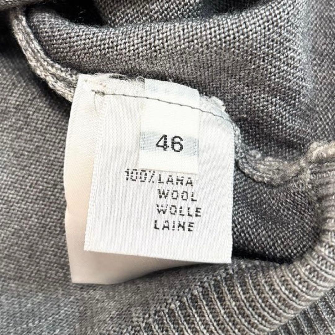 クルチアーニ ラウンドネック ニット ウール Cruciani 46 イタリア製