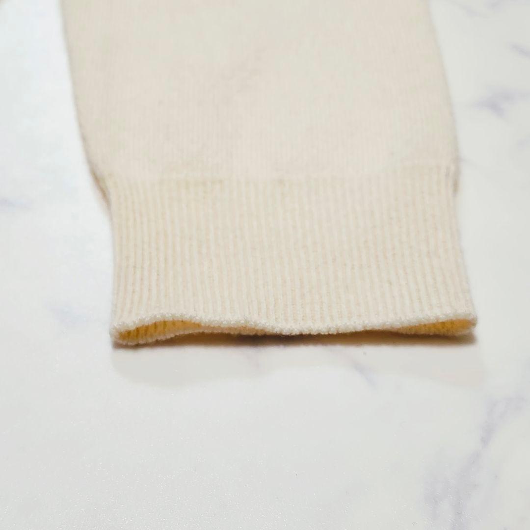 カシミヤ混☆ドルモア　長袖ニット　セーター　リブ　イタリア製　48