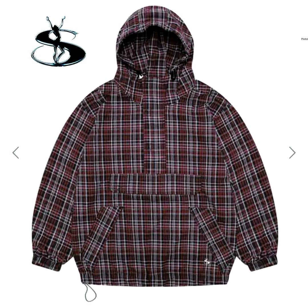 YARDSALE ヤードセール チェックシャツフーディ アノラックパーカー