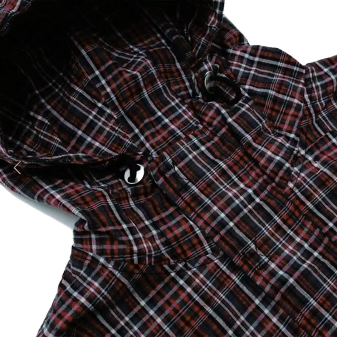 YARDSALE ヤードセール チェックシャツフーディ アノラックパーカー