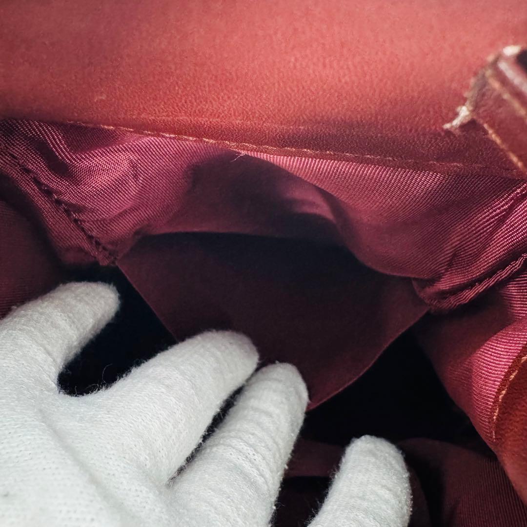 ✨Cartier✨カルティエ✨ボルドー✨レザー✨マストライン✨ヴィンテージ✨