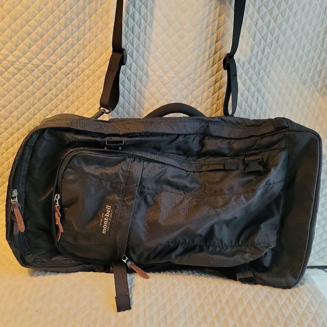 mont-bell 3WAY 旅行用バックパック 黒　大容量　ユーズド品