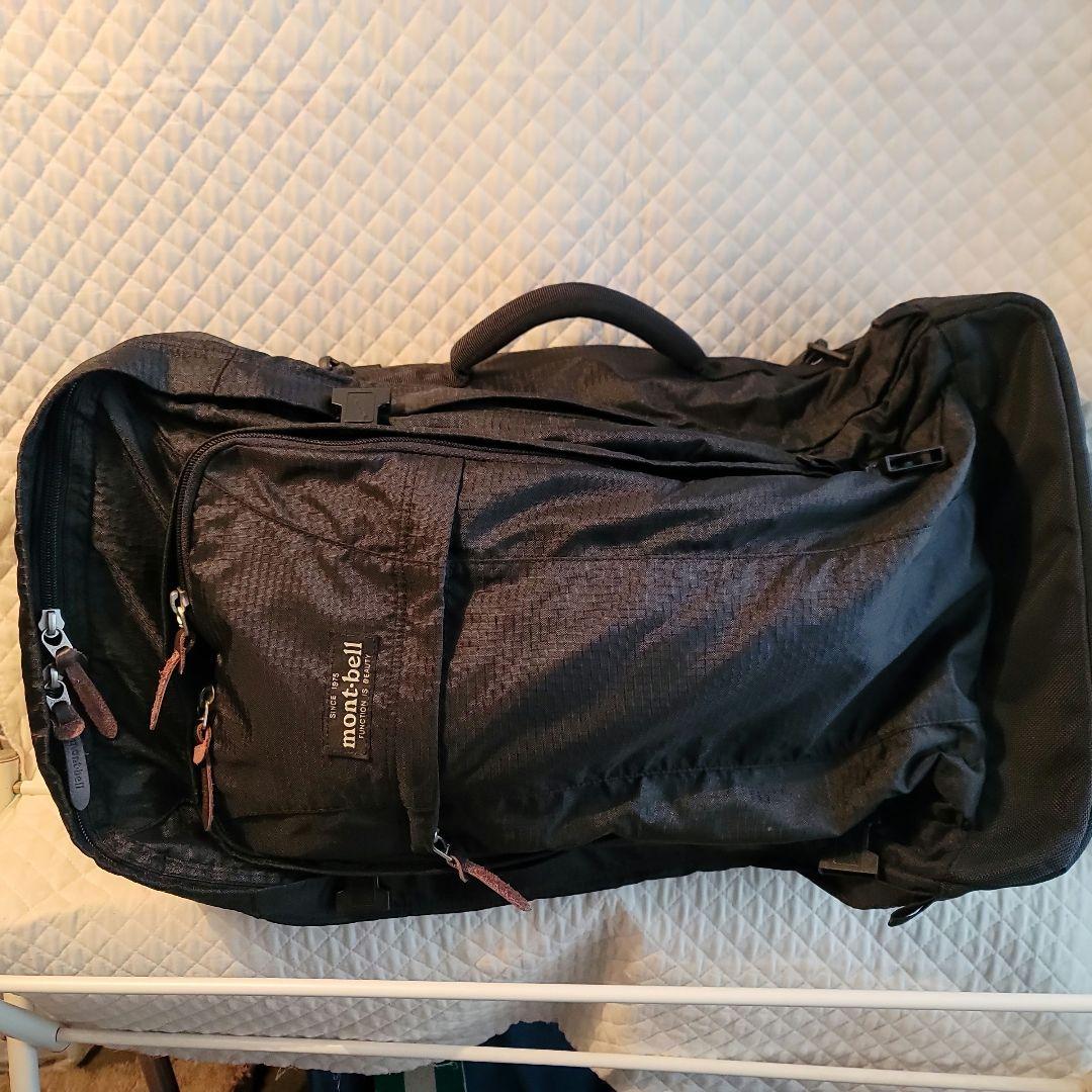 mont-bell 3WAY 旅行用バックパック 黒　大容量　ユーズド品