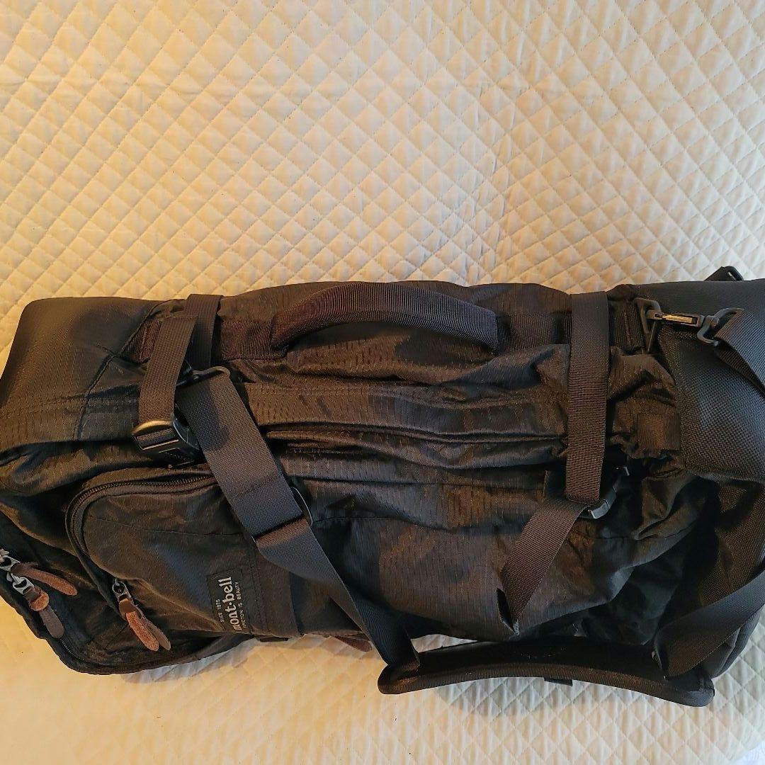 mont-bell 3WAY 旅行用バックパック 黒　大容量　ユーズド品