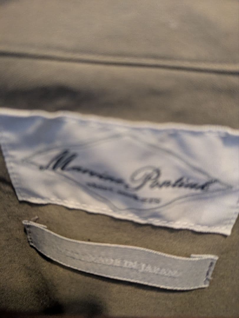 Marvine Pontiak Shirt Makersカーキベージュ 長袖