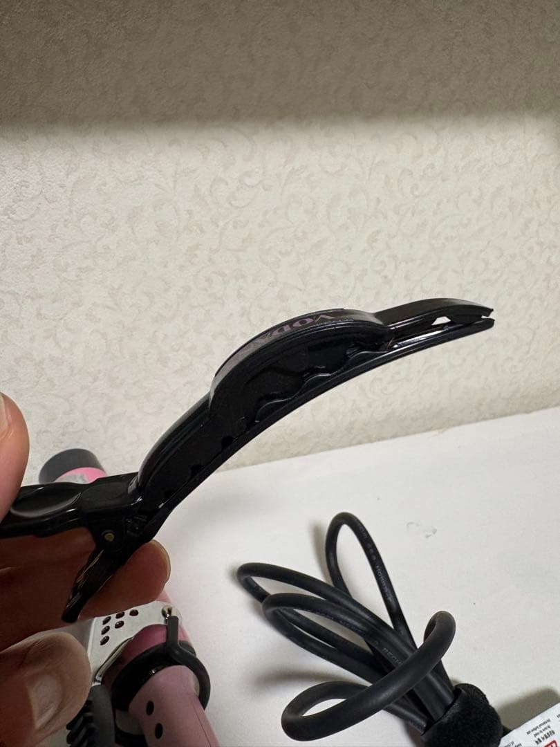 VODANA カールヘアアイロン ピンク 40mm