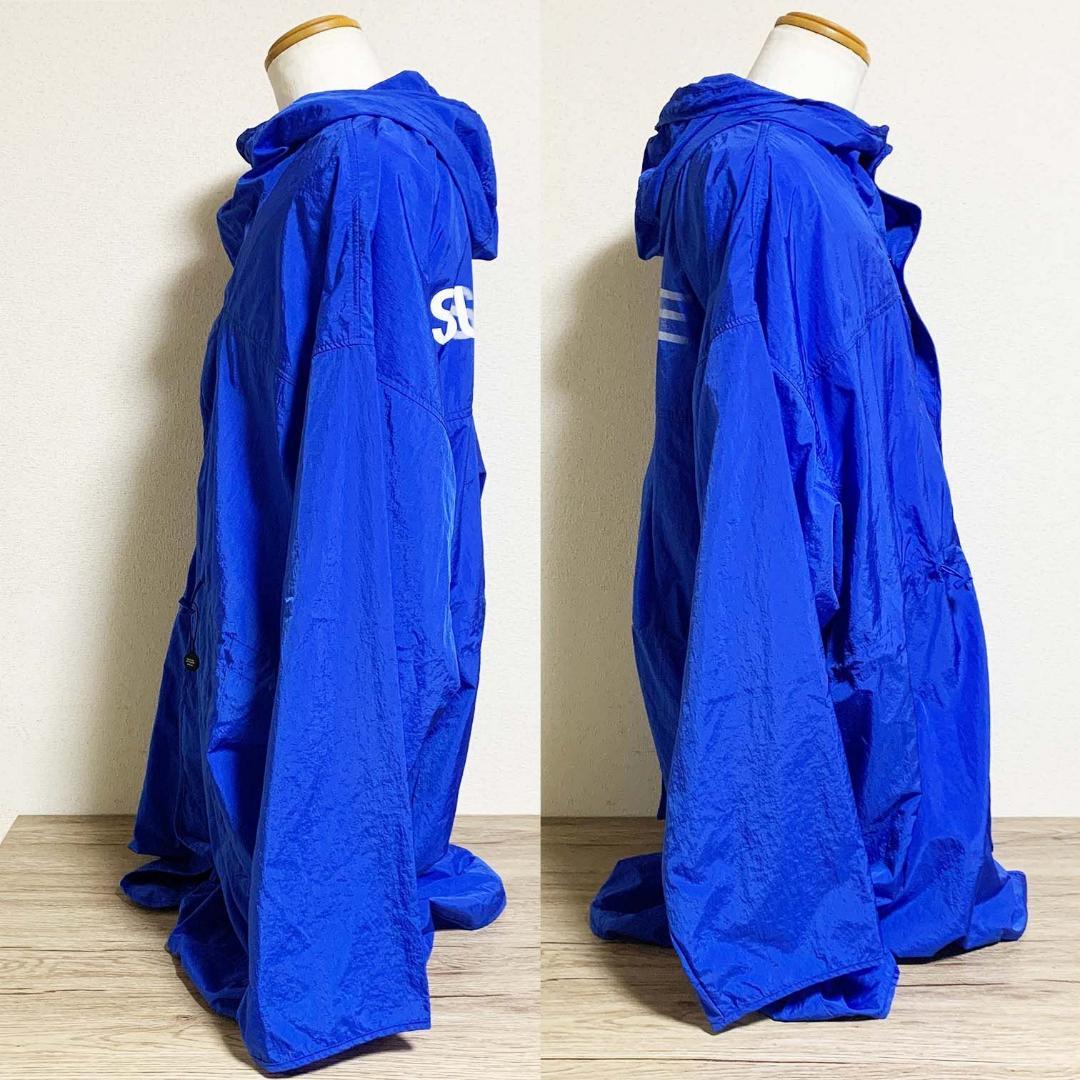 【美品】シュプリーム モーションロゴ レインコート ブルー