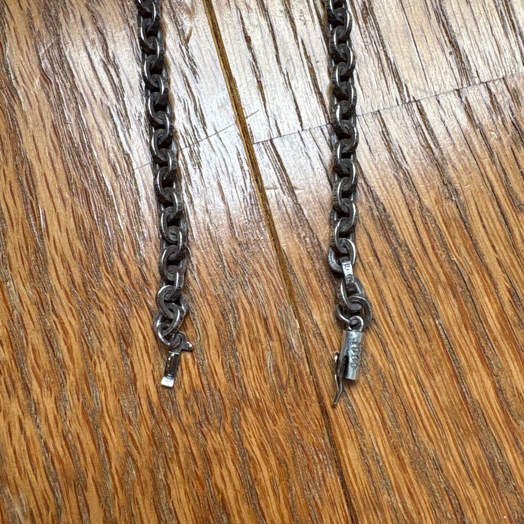 クロムハーツペーパーチェーンネックレス18インチ