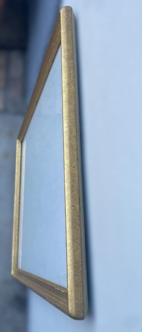 木製 フレーム 額縁 アート 絵画 写真 ファブリック 染色 展示 金 ゴールド