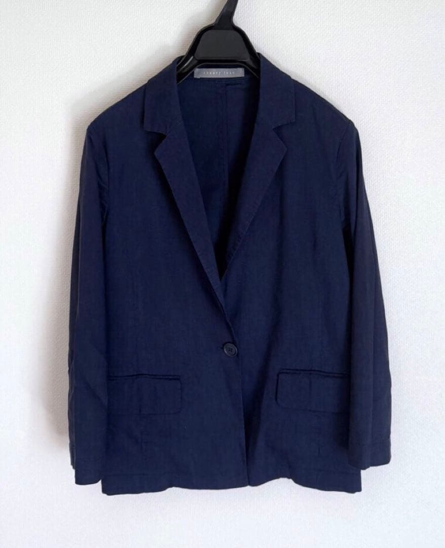 美品　theory luxe スーツ　セットアップ　ネイビー36