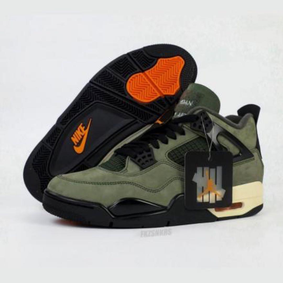 シューズ(男性用) UNDEFEATED Nike Air Jordan 4 Retro AJ4