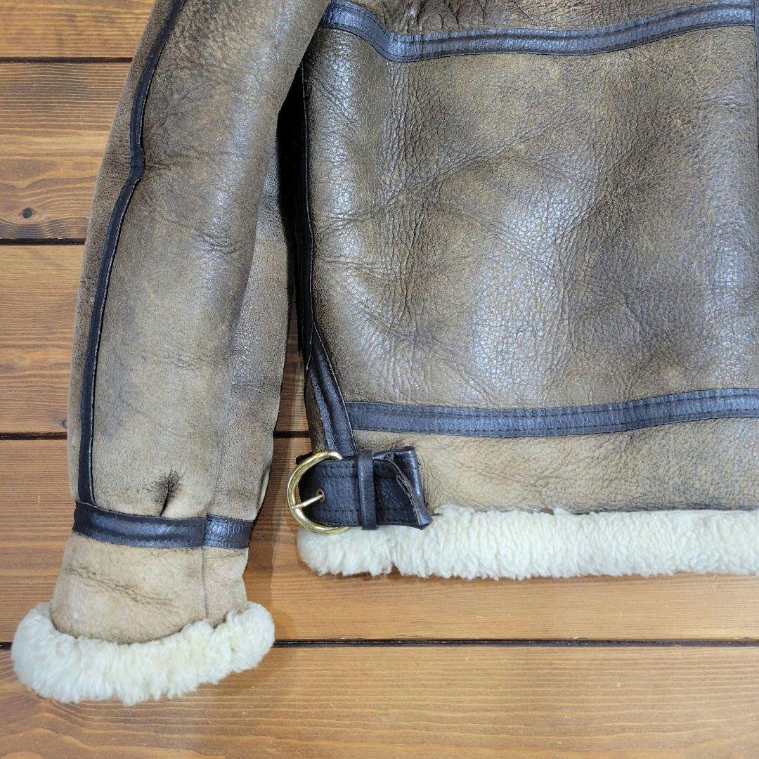 USA製 インシグニアレザー ムートンジャケット B-3 サイズ40