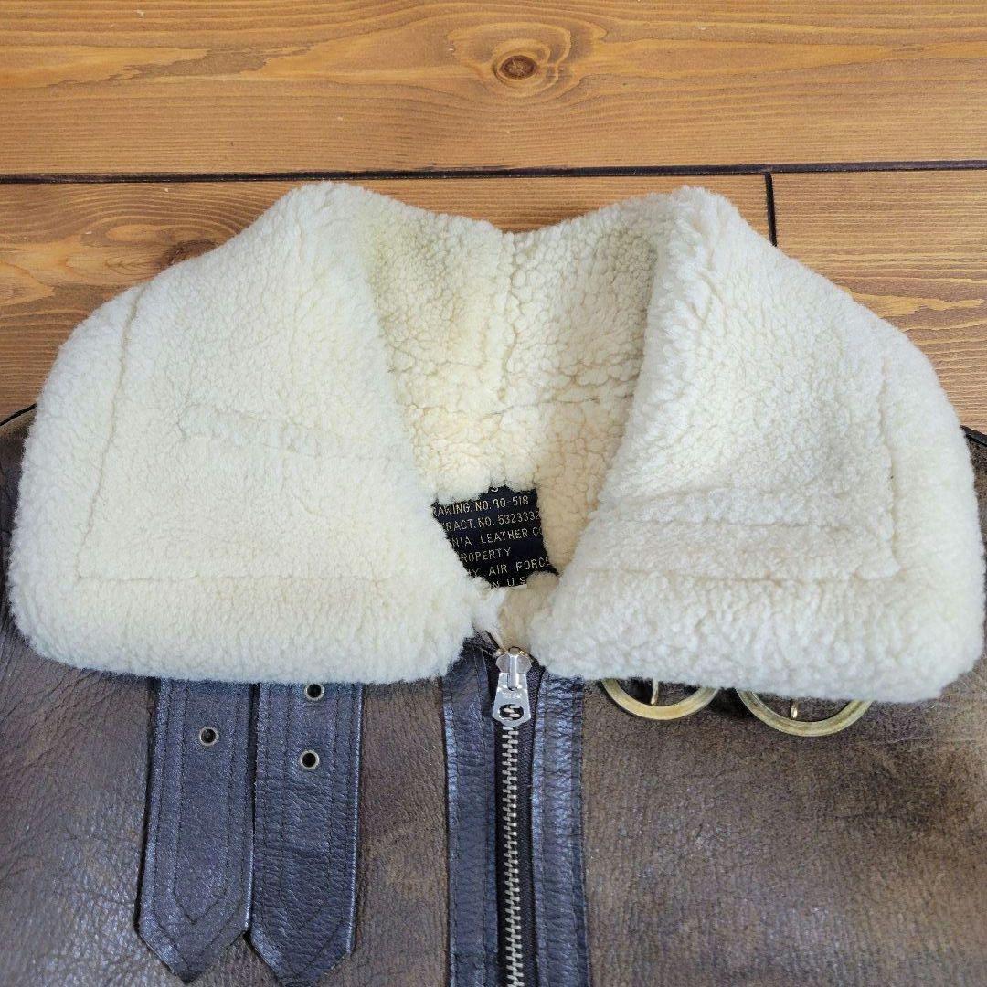 USA製 インシグニアレザー ムートンジャケット B-3 サイズ40
