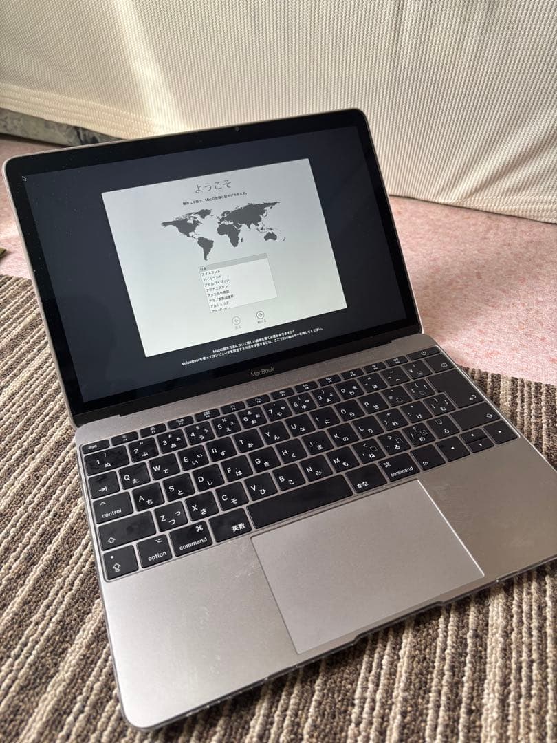 MacBook 2017 A1534 中古　日本語キーボード　あ　