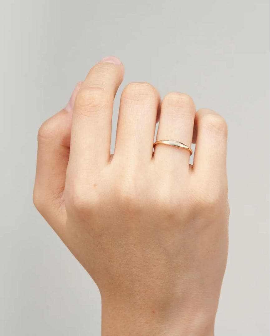 【LORO】line ring K18