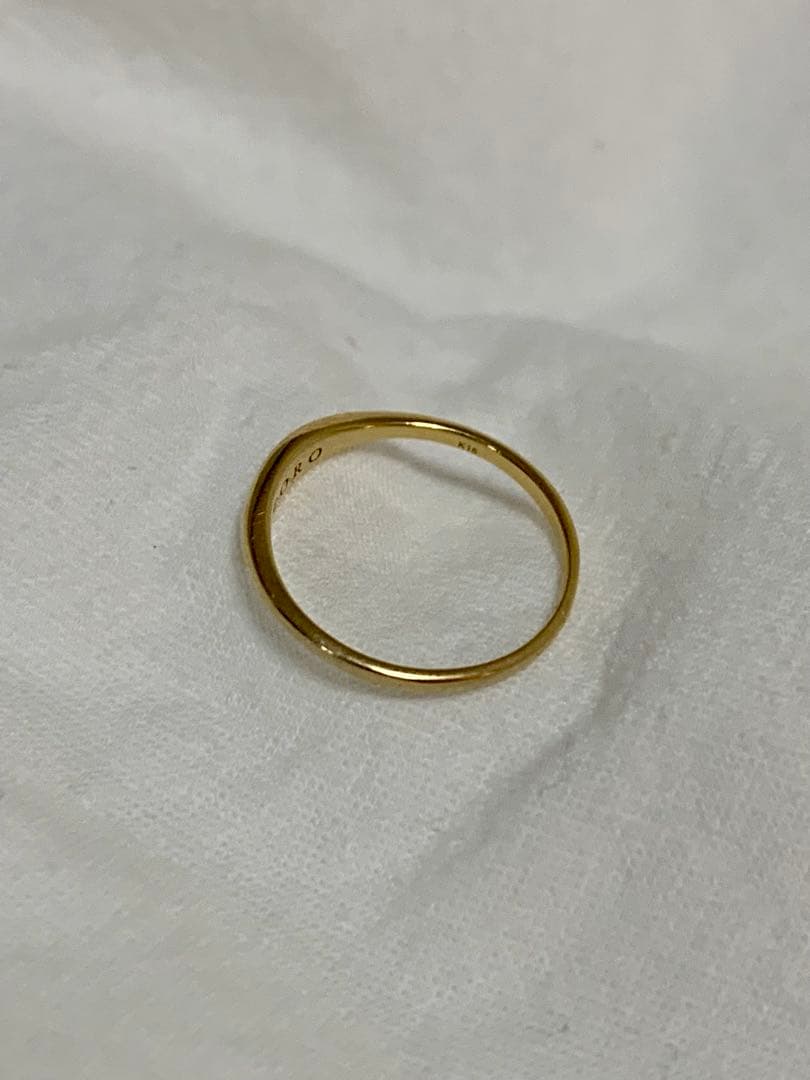 【LORO】line ring K18
