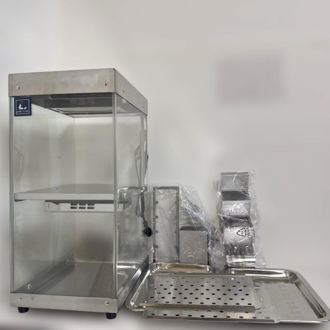2024年製 美品 ホットショーケース 3面ガラス KIPROSTAR 業務用