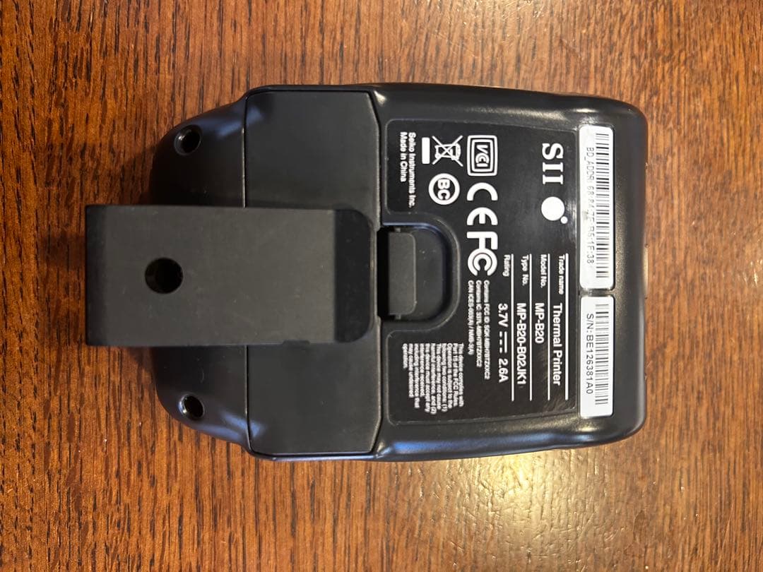 セイコーMP-B20 モバイルプリンター　ロール紙6個付き