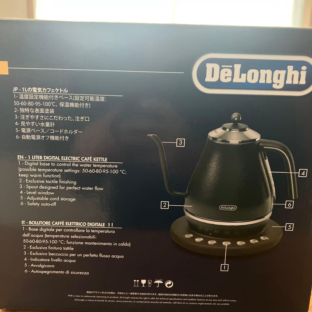 デロンギ アイコナ 電気ケトル KBOE1220J-GY