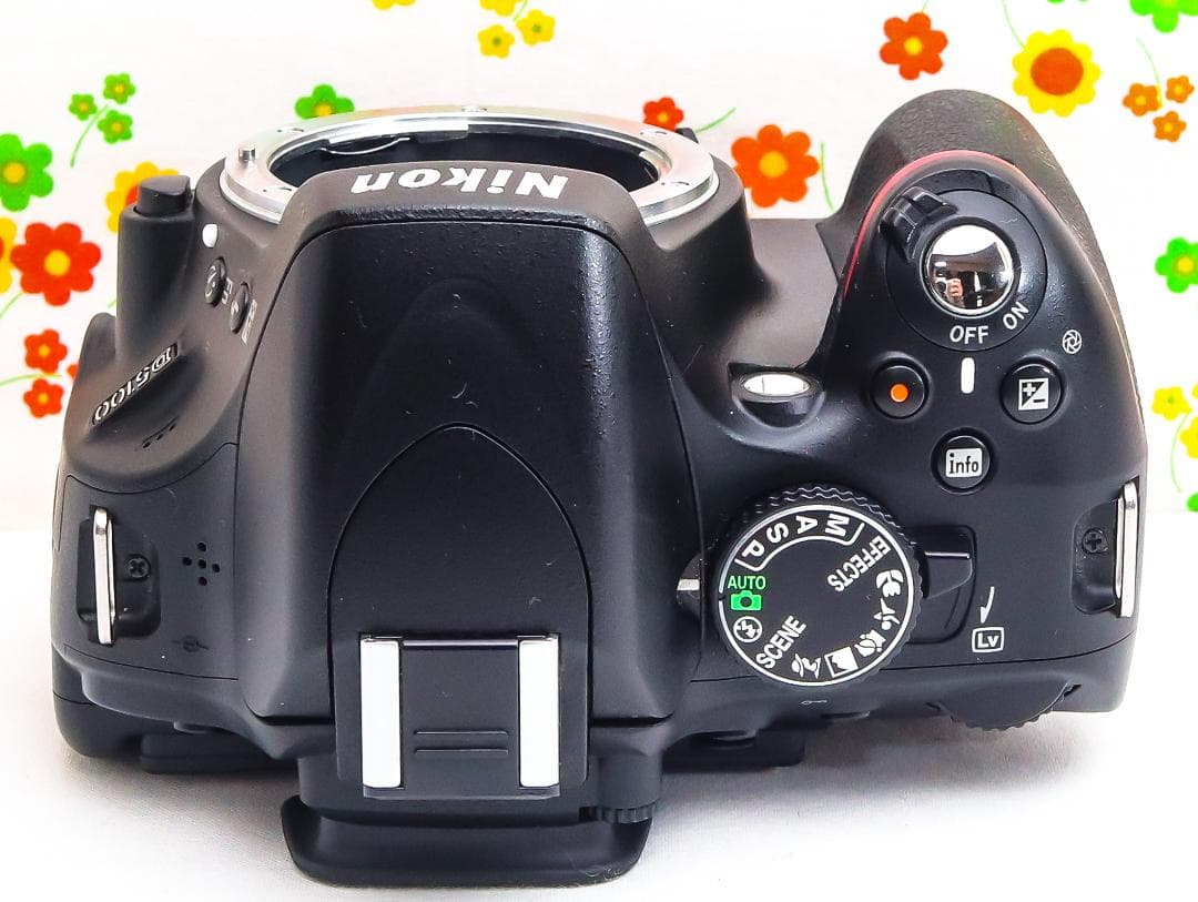 ニコン Nikon D5100☆望遠レンズセット☆スマホに送れる！☆一眼レフ