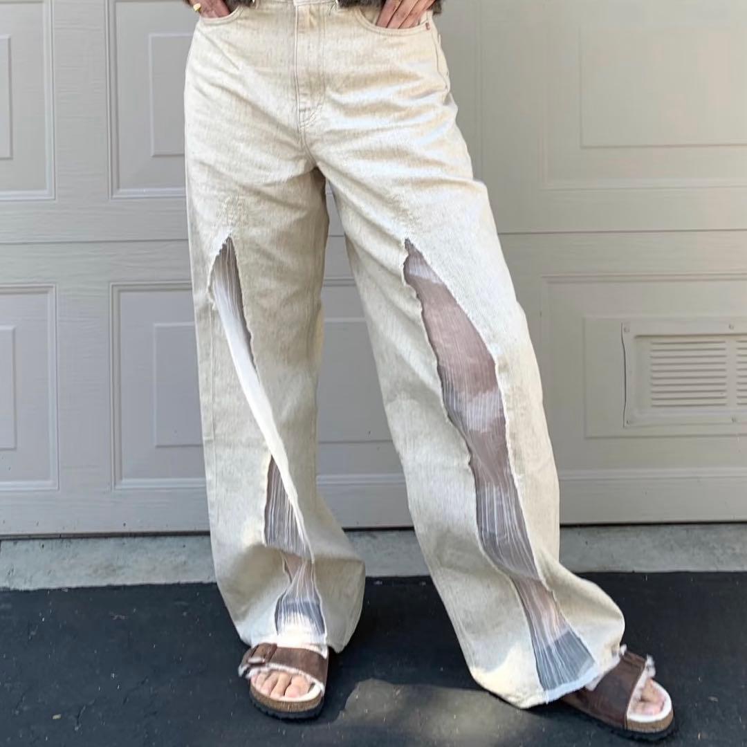 our legacy 切り替え　デニムパンツ