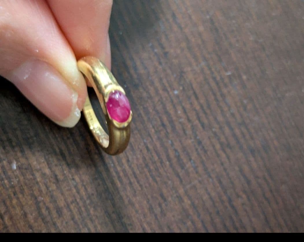 専用　Tiffany 18金ゴールド シンプルリング　2個まとめ