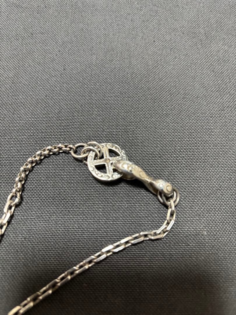 SAADシルバー チェーンネックレス クロスモチーフ SAADステンレスチェーン
