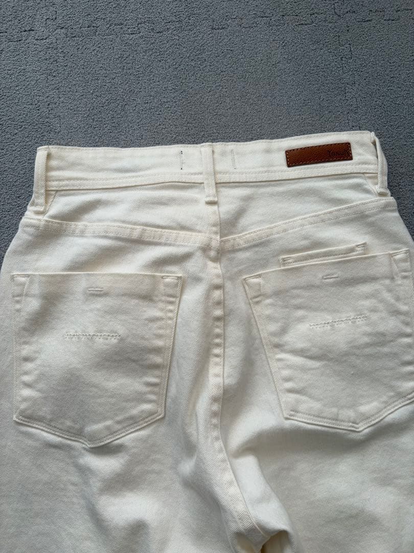 YANUK/ヤヌーク 別注 LEA ストレートホワイトデニム　23